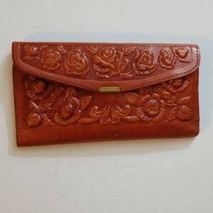 Brown leather wallet